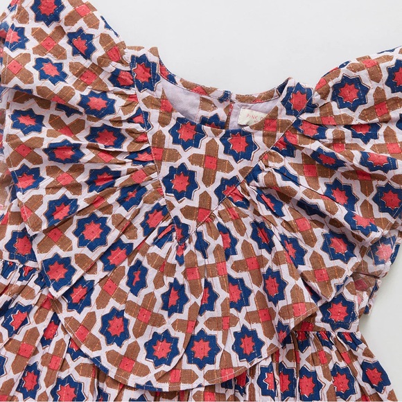 Pink Chicken Raphaela Terracotta Tile Dress - Picture 2 of 4